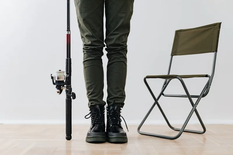 fishing chair angler setup , photo from Pexels