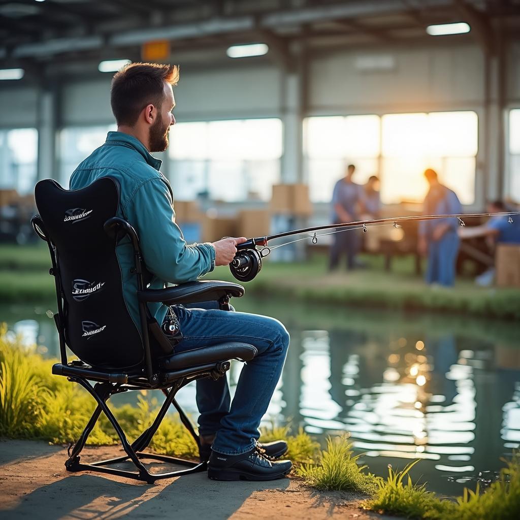 carp fishing chair , photo from Pexels